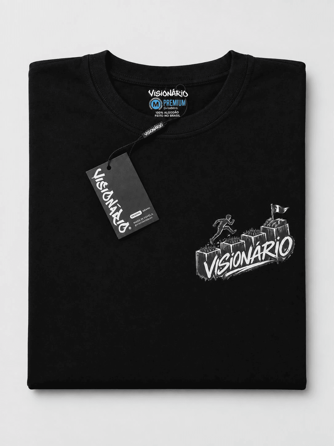 Camiseta Visionário Quem não arrisca