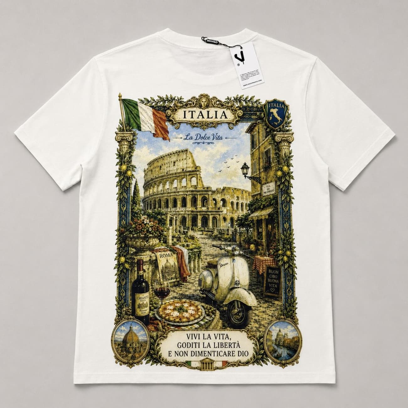 Camiseta Visionário Itália - La Dolce Vita